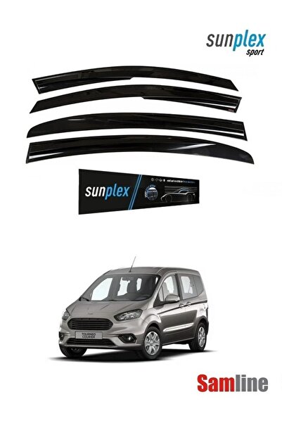 SUNPLEX Ford Tourneo Courier 2022 Modeller için Cam Rüzgarlığı Takımı 4'lü Set