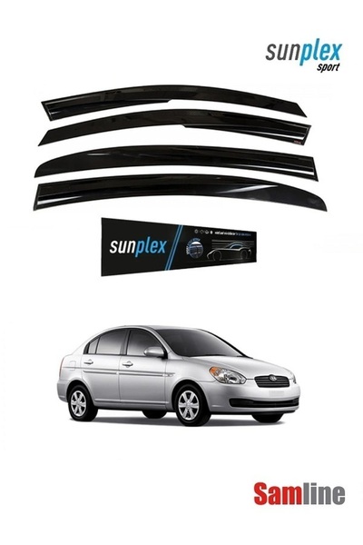 SUNPLEX Hyundai Accent Era 2010 Modeller için Cam Rüzgarlığı Takımı/4 Cam Set