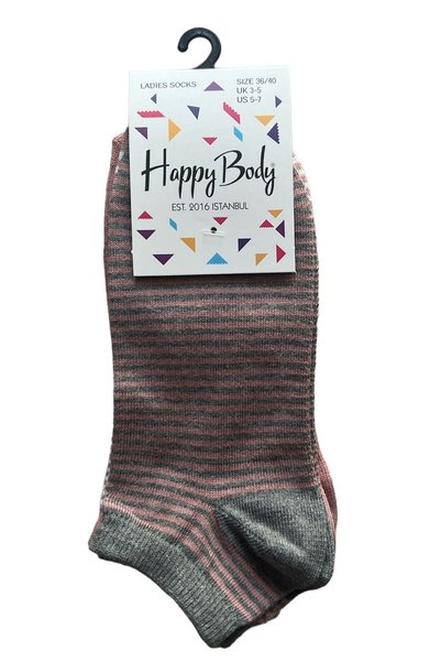 Happy Body Jersey Women's 3-Piece Patterned Non-Squeezing Rubber Booties