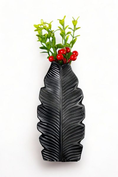Evene Vase Small Vase Tabletop Vase Home Decoration Vase Black Model 30