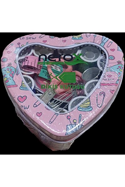 Genel Markalar Dikiş Seti Metal Kalpli Kutulu