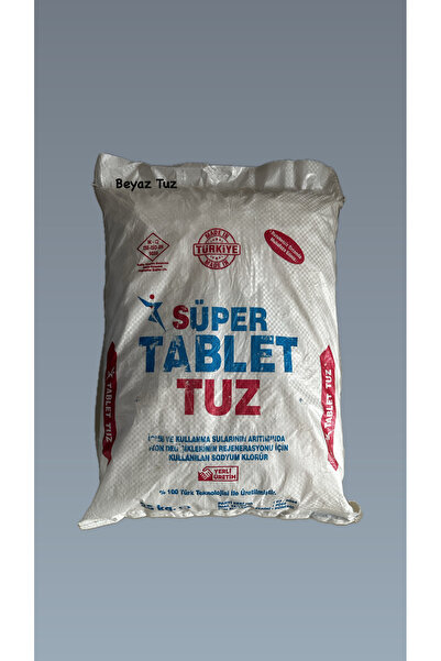 SAFİR Beyaz Tuz Süper Tablet Sodyum Klorür Arıtma Tuzu 25 Kg