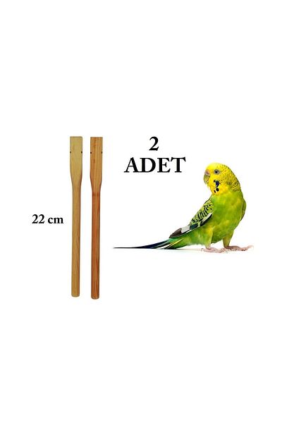 ATILIM طائر خشبي 22 سم × 2 قطعة