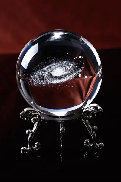 moryconcept Kristal top süs uzay serisi ev dekoratif sanat samanyolu cam küre...