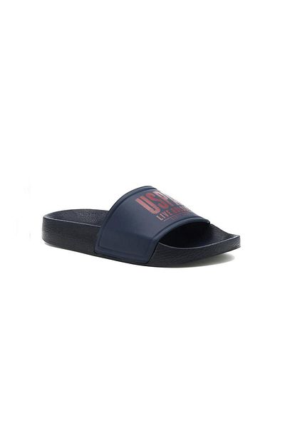 U.S. Polo Assn. U.S. Polo Gusty 1Fx Kids Slippers Navy Blue