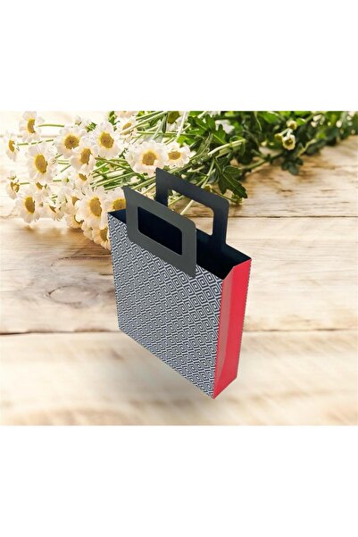 Genel Markalar Karton Çanta Saplı Karton Çanta Kraft Çanta Karton Poşet Saplı Karton Çanta Kraft (10 ADET) 5x18x20