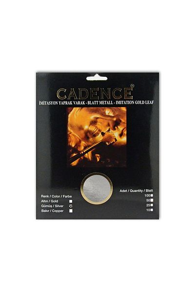 Cadence 50-Piece Leaf Leaf-silver