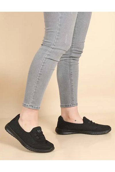 Ayakkabı Ülkesi MEMORY FOAM PLASĂ ORTOPEDIC TĂLĂ uşoară NEGRI PANTOF de SPORT damă BALET