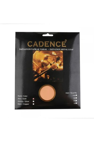 Cadence 50 Pieces of Leaf Foil - Gold