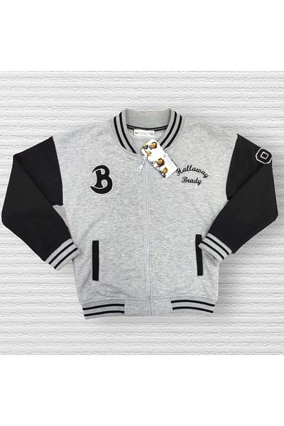 İvven's Kids Original Bomber College Jacket Embroidered Zippered Three Thread