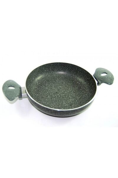 new and single مقلاة جرانيت بمقبض مزدوج مقاس 20 سم مقاومة للحريق وغير قابلة ل...