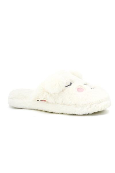 RedPlay Mother Daughter House Slippers Comfortable Plush Lamb Figure Eared Furry Winter Slippers Animal