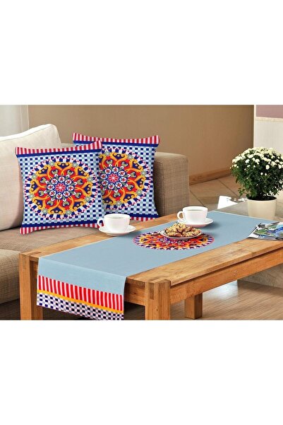 Miss Betty Runner ve Kare Yastık Takımı Elegance