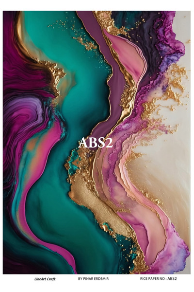 LİNEART Pirinç Dekopaj Kağıdı No:ABS2- 29X42cm