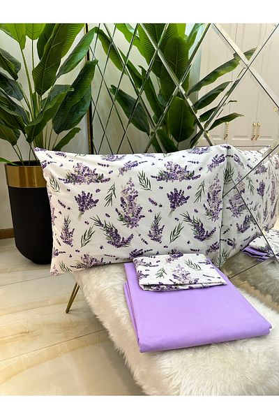 micoton MICOTON 100% COTTON SINGLE PERSON RUBBER-FREE SHEET AND PILLOW CASE SET