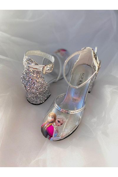PATİK BEBE Printesa Fata Copii Pantofi cu toc transparent