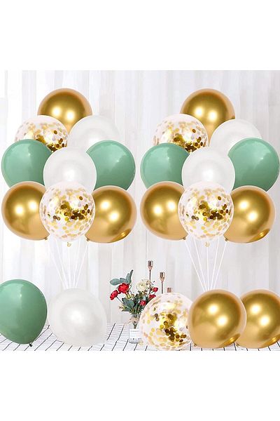 DÜVENCİ TİCARET 2 Balloon Stand Balloons 14 Pieces