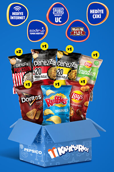 PepsiCo Dizi Cips Paketi (DORİTOS, RUFFLES, LAY'S, ÇEREZZA)
