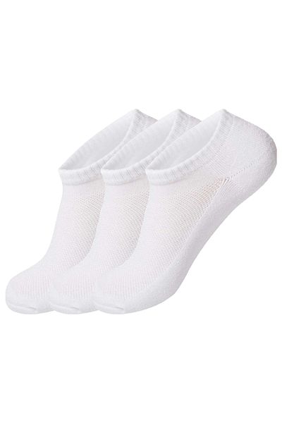 TrendCorap & Active Economic Cotton 3 Pairs Ανδρικά και Γυναικεία Κοντά Αθλητικά Μποτάκια Κάλτσες