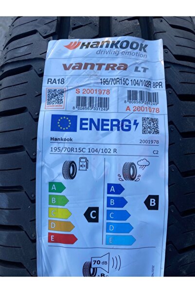 Hankook 195/70r15c Lt Ra18 104/102r Ms 8pr