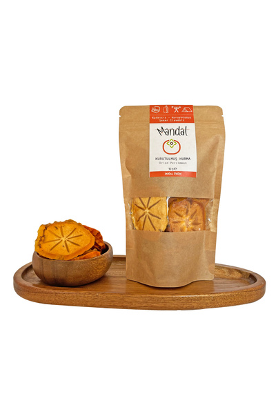 Mandal 90 جرام من البرسيمون المجفف - شرائح فواكه البرسيمون