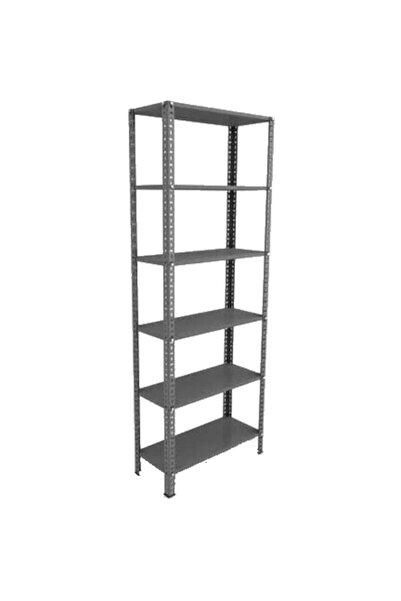 Çelikrafburada Galvanizraf ® 31x60x200 6 Katlı Galvaniz Raf Çelik Raf Arşiv R...