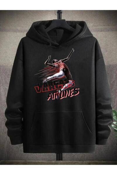 Khione Φούτερ με κουκούλα Unisex Vargas Airlines με στάμπα με κουκούλα