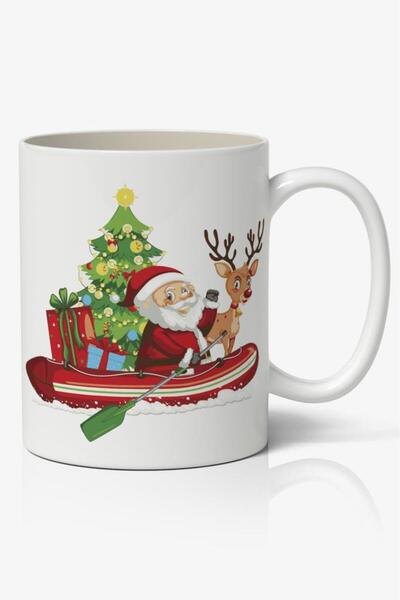 Nostaljik Lezzetler New Year's Themed Mug Cup Printed Coffee Mug Cup Model 38