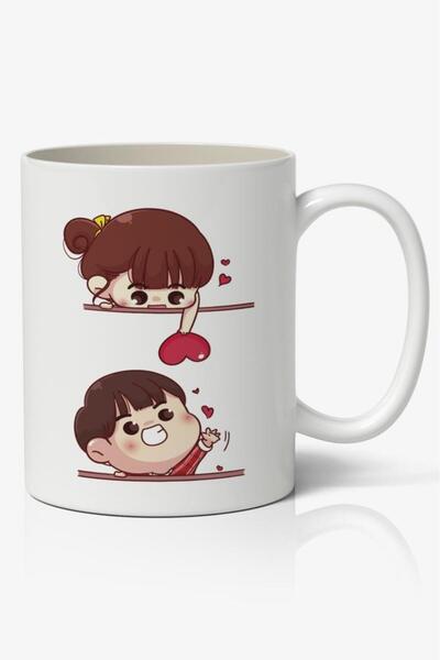 Nostaljik Lezzetler Special Valentine's Day Printed Mug Cup for Lover Model 16