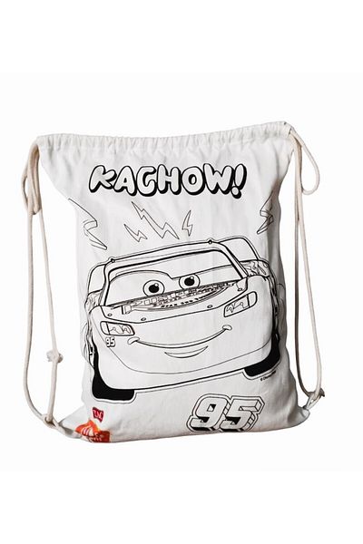 Taç Παιδικό σακίδιο πλάτης Cars Paintable Drawstring