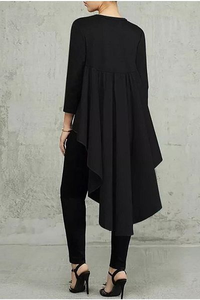 Ginza Dress Asymmetrical Woven Fabric