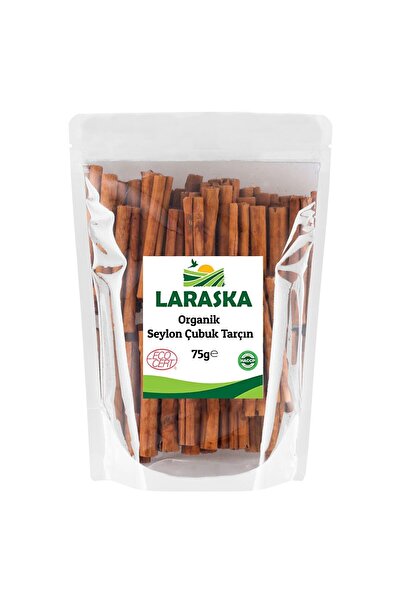 Laraska Organik Organik Seylan Çubuk Tarçın 75g- Organic Ceylon Cinnamon Sticks