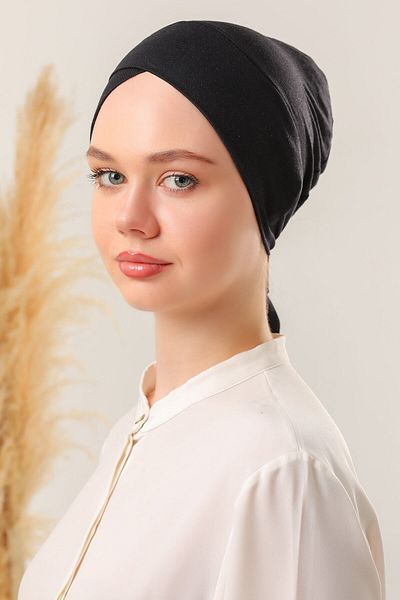 Melodi Scarf Δέσιμο χωρίς ραφή Cross Bone Μαύρο
