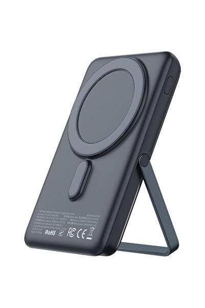 Mcdodo Mc-0691 15w Magsafe 10000 mah Kablosuz Dijital Ekranlı Wireless Şarj Cihazı Powerbank Gri