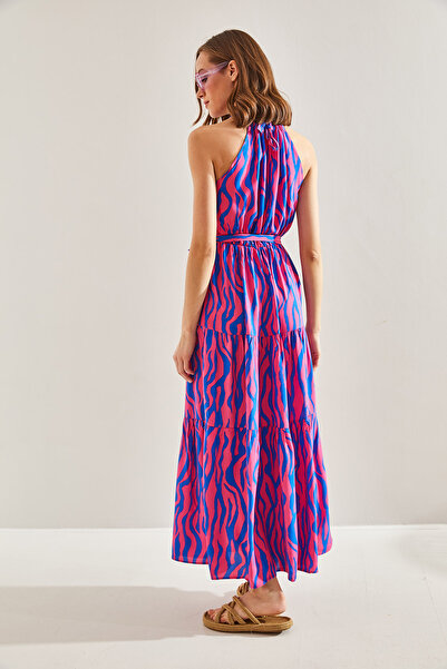 Bianco Lucci Pántos mintás női ruha