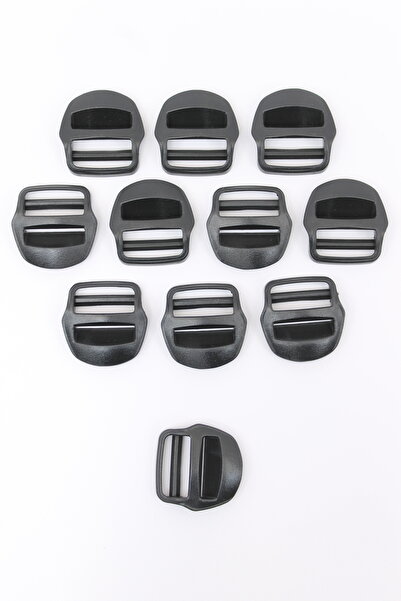 ERDAL DERİ 10 Pieces 2.5 Cm Black Hump Buckle