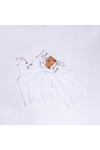 Coco & Bamboo 2-Piece Cotton Boys' Tank Top