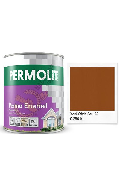 Permolit Enamel Sentetik Yağlı Boya OKSİT SARI 0.250 Lt.