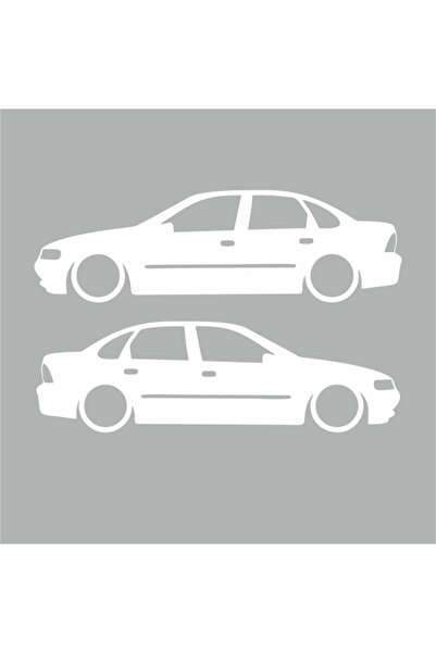 Reysa Tasarım ملصق أوبل فيكترا أساسي 16x5 سم رمادي