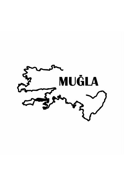 Reysa Tasarım ملصق سيارة لخريطة الطوب مقاس 18 × 12 سم باللون الأزرق