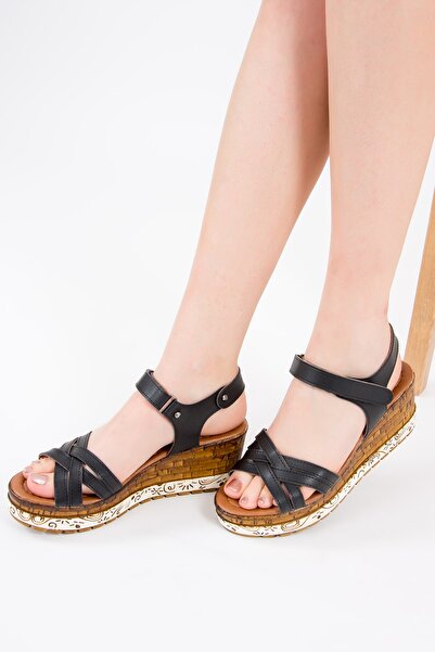 Fox Shoes صندل نسائي أسود F288071409