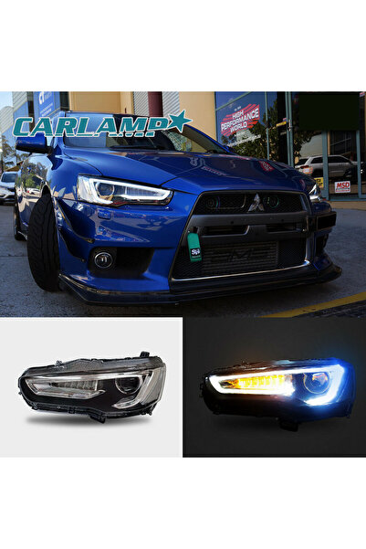 VLAND 2007 - 2016 MİTSUBİSHİ LANCER X Uyumlu 10 AUDİ DİZAYN LED FAR TAKIMI