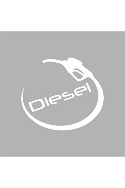 Reysa Tasarım ملصق ديزل ومضخة 15x15 سم رمادي