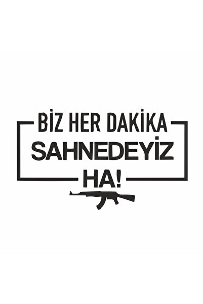 Reysa Tasarım نحن على المسرح كل دقيقة يا!ملصق سيارة 16x10 سم أزرق