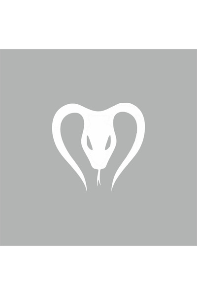 Reysa Tasarım Snake Car Sticker 15x15 Cm Gray