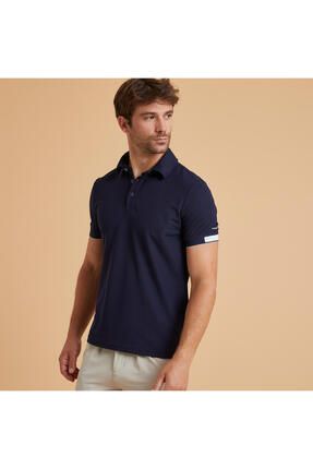 Decathlon Fouganza Erkek Binicilik Polo Ti rt Mavi Fiyat
