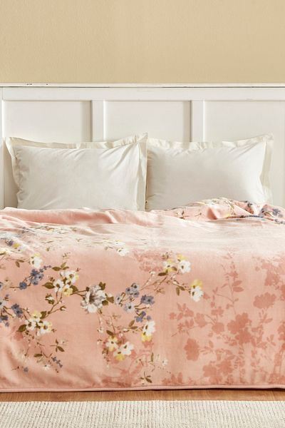 Karaca Home Silva, Blanket, Double, Blush