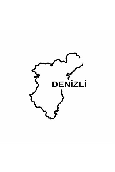 Reysa Tasarım Nautical Map Car Sticker 14x18 Cm Black