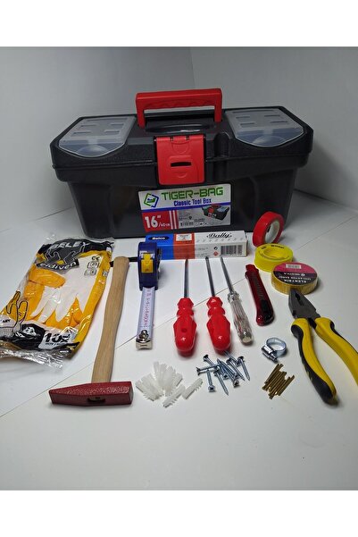 DİBA AVM El Aleti Seti Dolu Takım Çantası Tamir Seti Profesyonel Alet Takımı 16 Inç 54 Parça