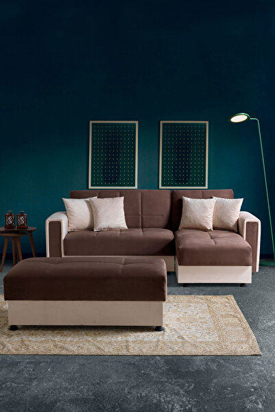 Eymense Karel Puflu Köşe Koltuk Takımı